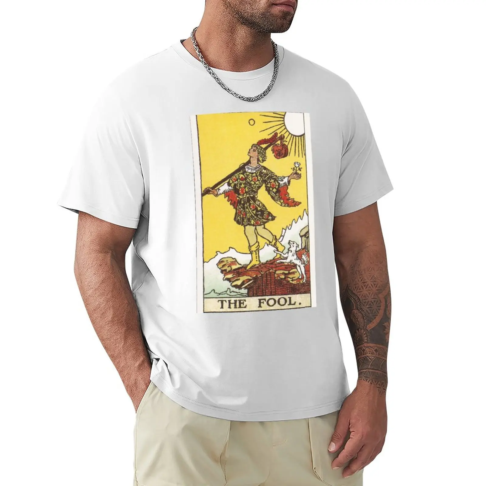 

The Fool - Tarot T-Shirt plain quick-drying t shirts for men pack