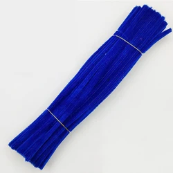 100pc Colorful Chenille Pipe Cleaners for DIY Crafts and Educational Projects (O)
