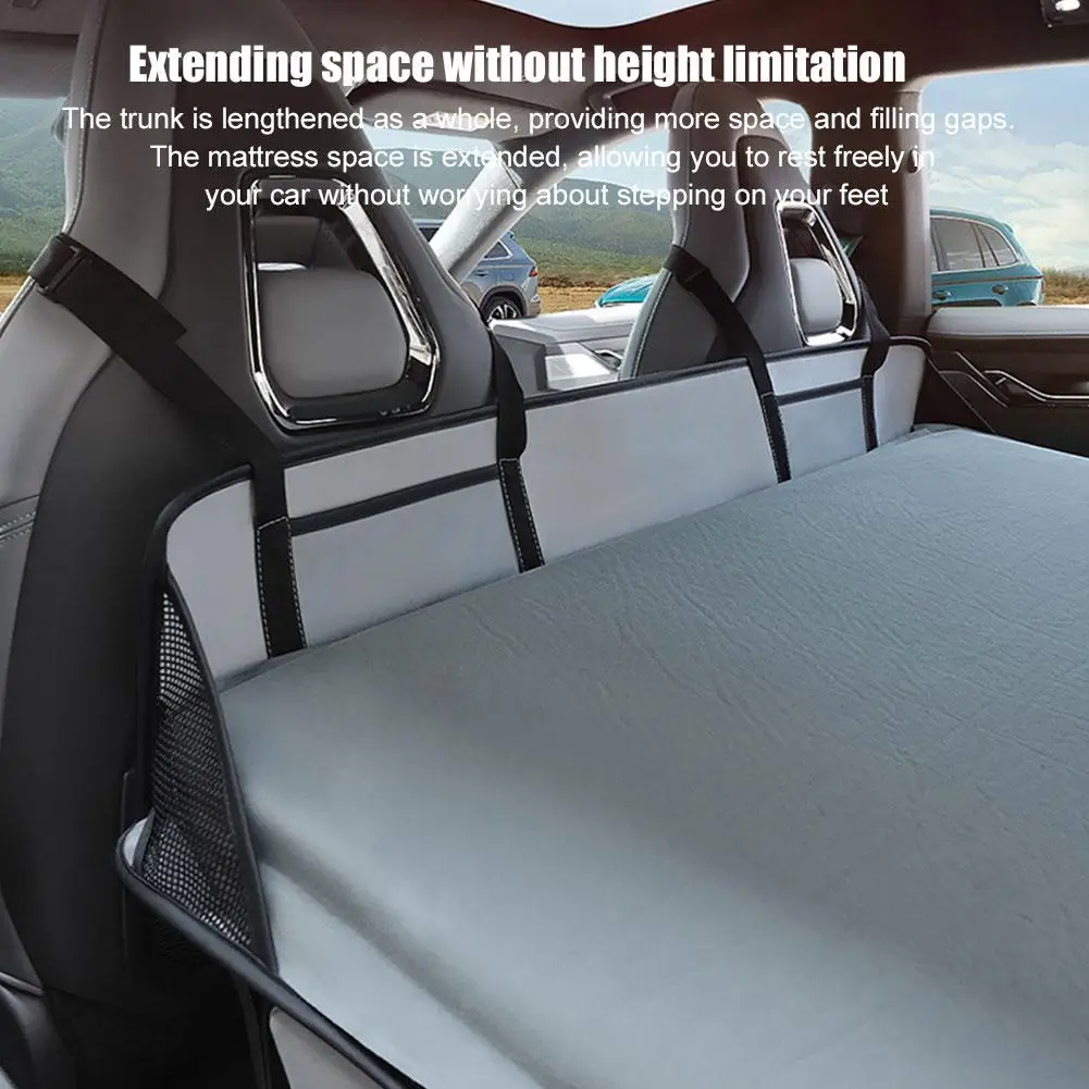 Back Seat Extender Back Seat Extender Car Seat Cover Camping Air Mattress Hammock Travel Bed Non Inflatable Car Extra Long Mattress For SUV Truck