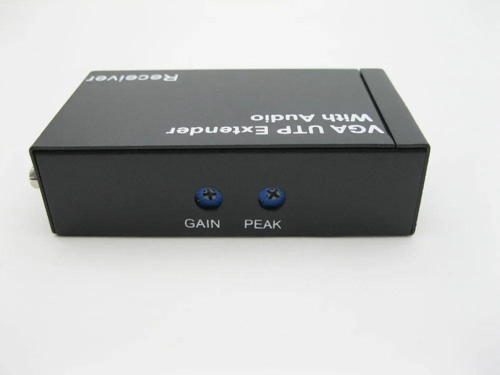 300M HD 1080P VGA UTP Extender 1x1 Splitter With Audio Over Cat5/5e/6 RJ45 Ethernet Cable Support For Monitors Projector HDTV