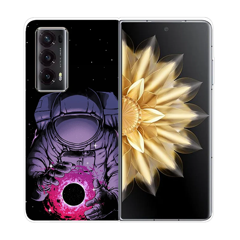 Durable Clear Hard Shell Phone Case - Shockproof & Foldable Design