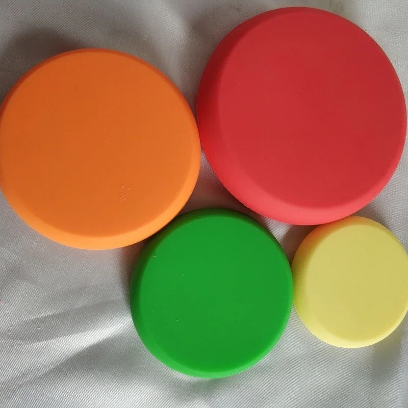 Silicone Food Cover 4pcs Creative Fruit And Vegetable Fresh-keeping Cover Silicone Food Hugger Fresh-keeping Cover Stretch Sealed Lids Reusable