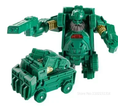 2 Robot Trasformabili Action Figure - Auto A Robot, ABS, 11.5cm - Giocattoli Educativi Per Bambini