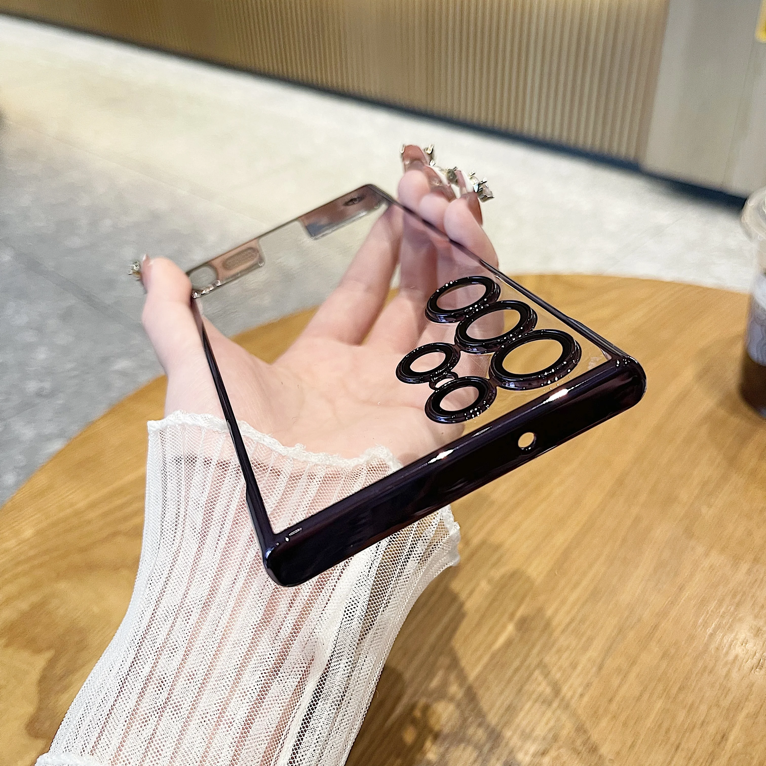 Coque téléphone transparente avec protection objectif samsung_voghion.com