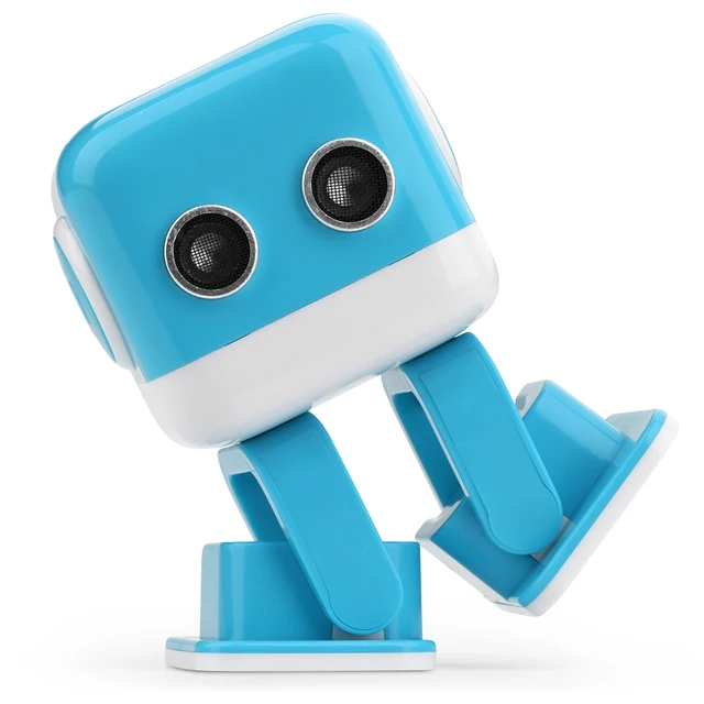 WL Toys Cubee Mini RC Intelligent Robot Boy Smart Bluetooth Speaker Musical Dancing Programming Machine Gesture Control LED Face 6
