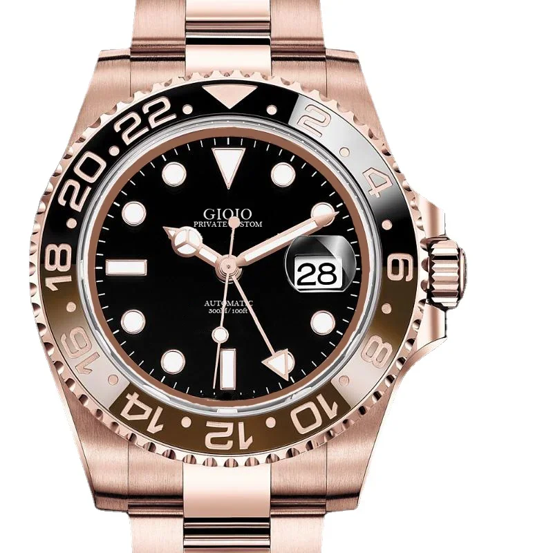 

men automatic mechanical watch ceramic black