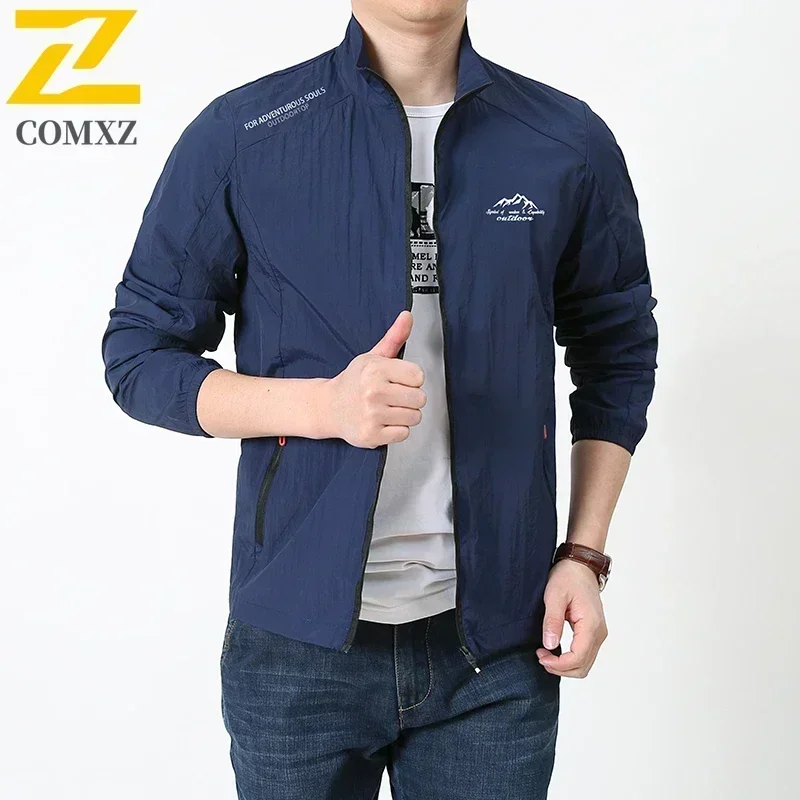 Men Summer Lightweight Breathable UV Sun Protection Jacket Ice Silk Cooling Sport Hooded Windbreaker Outdoor Running Skin Coat