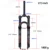 bolany Mountain Bike Fork 29 inch bike suspension MTB Air Suspension fork shock absorbing fork MTB fork Downhill suspension fork 10
