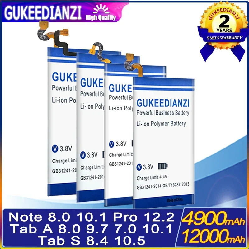 Batteria Muslimex Per Samsung Galaxy Note 8.0 Gt N5100 Bateria Tab Note 10.1 Pro/Pro 12.2/Tab S 8.4/10.5/Tab A 8.0/9.7/7.0/10.1