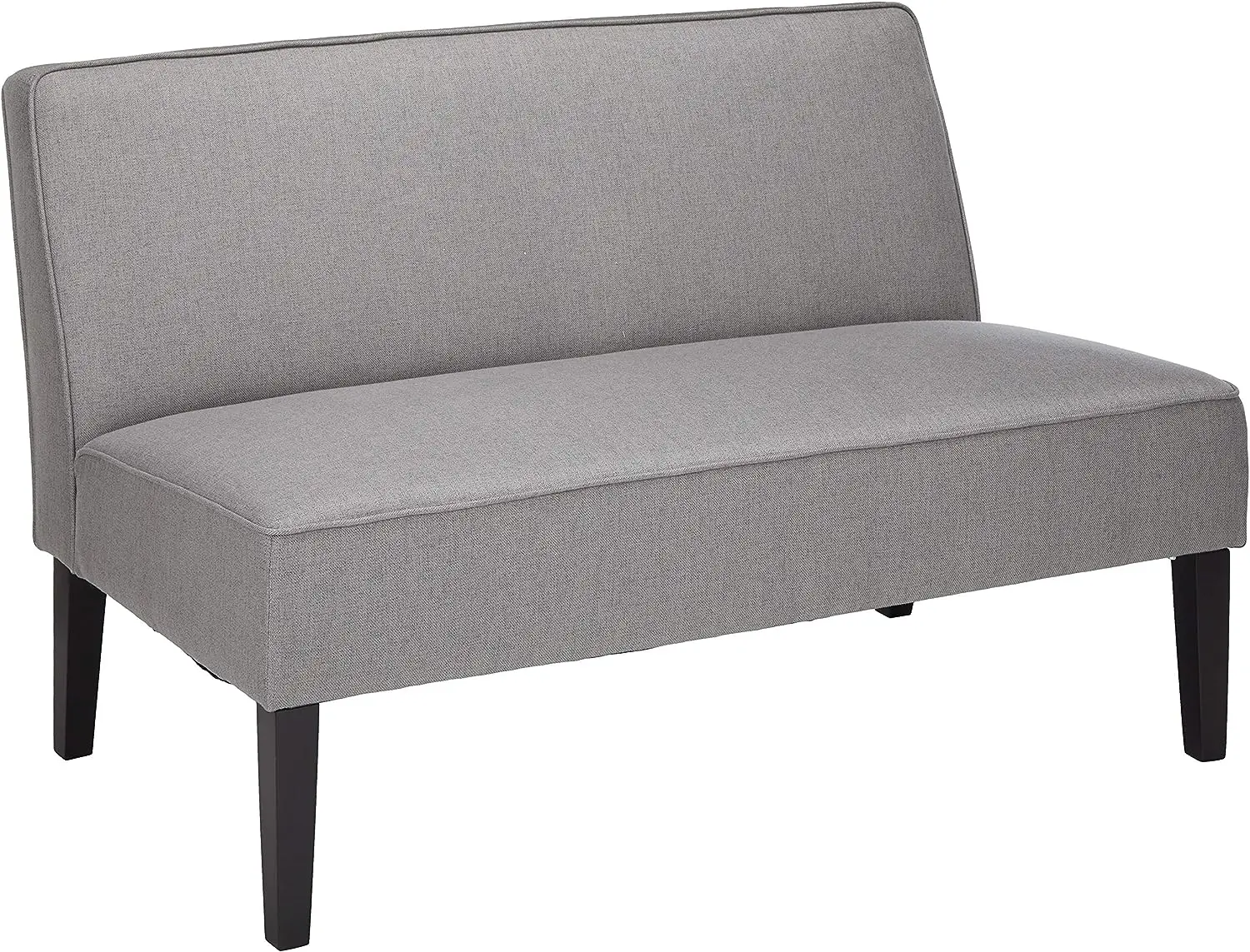 

Современные ткани Loveseat, серый/матовый черный Размеры 30,00 u201DD x 50,00 u201DW x 32,20 u201DH