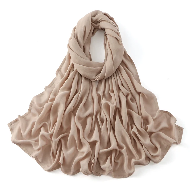 185*75 cm musulman Modal Hijab rayonne coton châles pour femmes mince plaine écharpe grande taille foulard islamique Turban bandeau