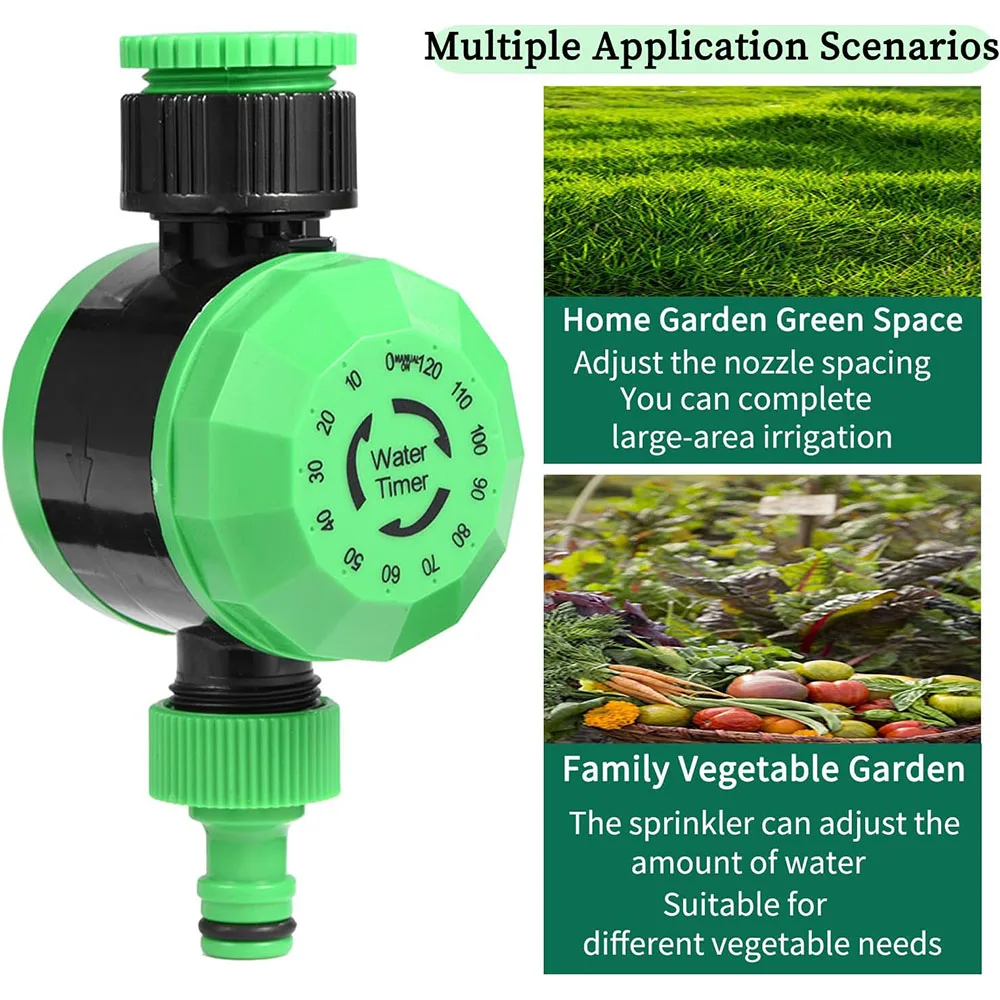 Garden Hose Timer, Automatic Irrigation System Controller, No Batteries Needed, 120 Minutes Outdoor Garden Watering Controller - 2