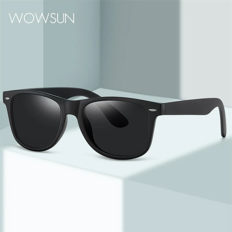 

Мужские поляризованные солнцезащитные очки WOWSUN, модные брендовые дизайнерские женские солнцезащитные очки для велоспорта, очки с покрытием UV400 AA131