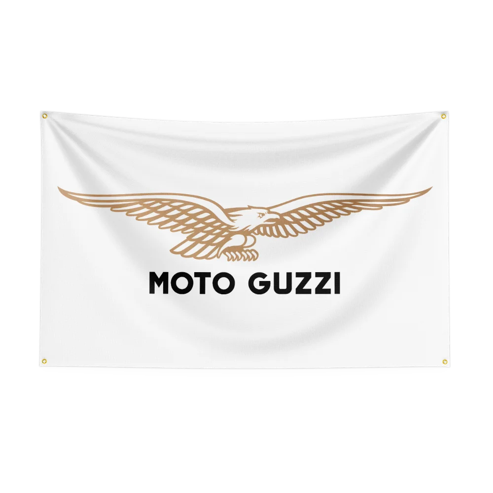3x5 ft italy מוטו גוזי מירוץ דגל אופנוע פוליאסטר מודפסת מכוניות דגלים דגלים מארג תפאורה עבור חדר מוסך