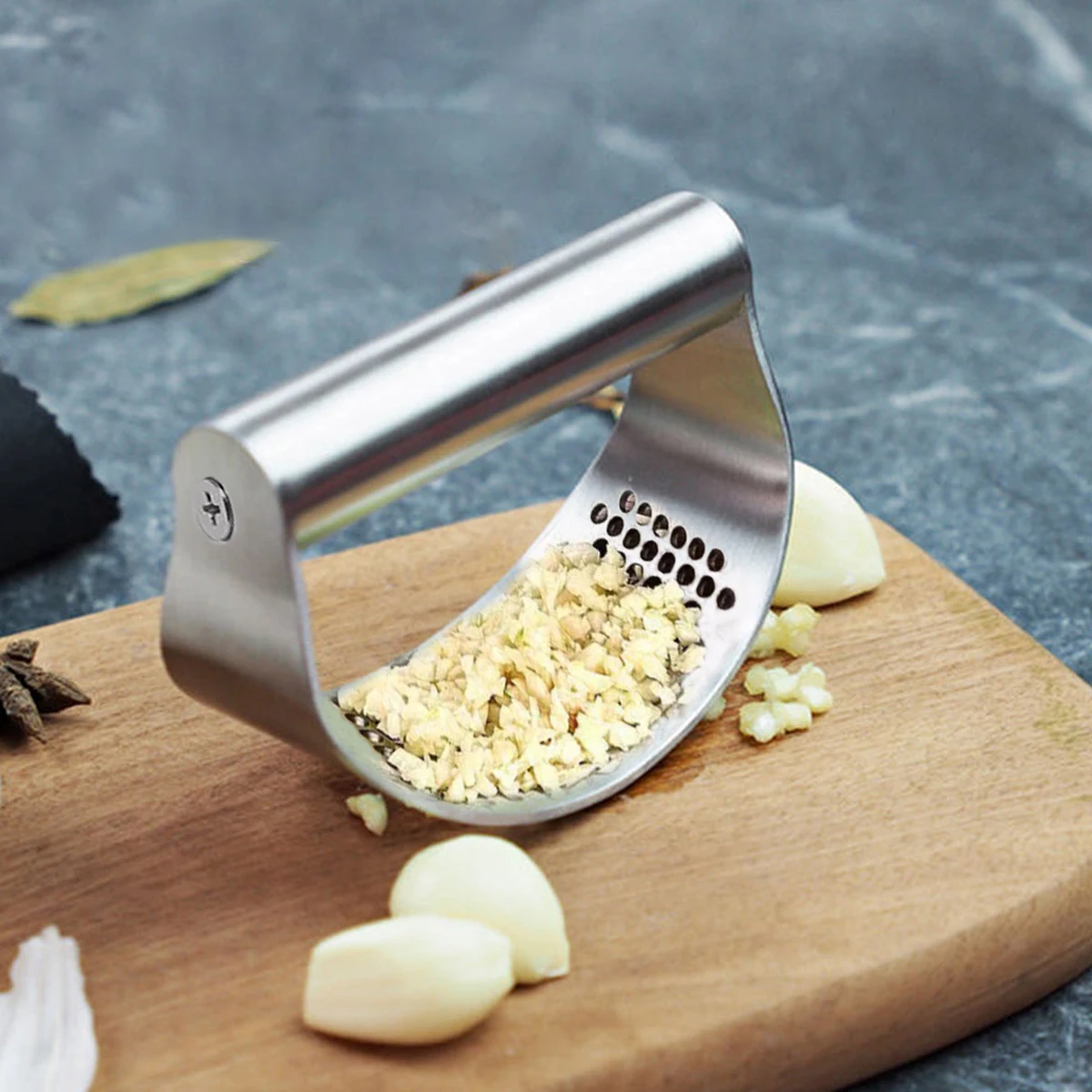 Manual Stainless Steel Garlic Press Garlic Chopped Ginger Crusher for Fruit Vegetable Tools Kitchen Accessories garlic press