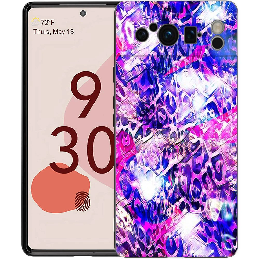 Leopard Print Shockproof Phone Case Cover - Soft TPU Shell with Smudge-Resistant Coating