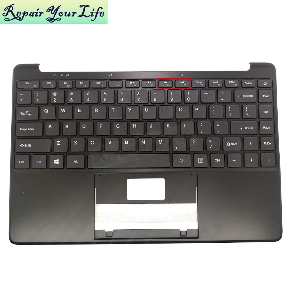 Palmrest Teclado para Teclast f7 Plus ii Plus Topcase Notebook Parte Superior c Xk-hs122 Mb3181005 V6381f X318f us