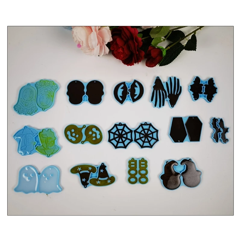 

Resin Molds Are Suitable for Jewelry Silicone Resin Jewelry Molds Including Earrings Pendants Bracelets Necklaces Molds