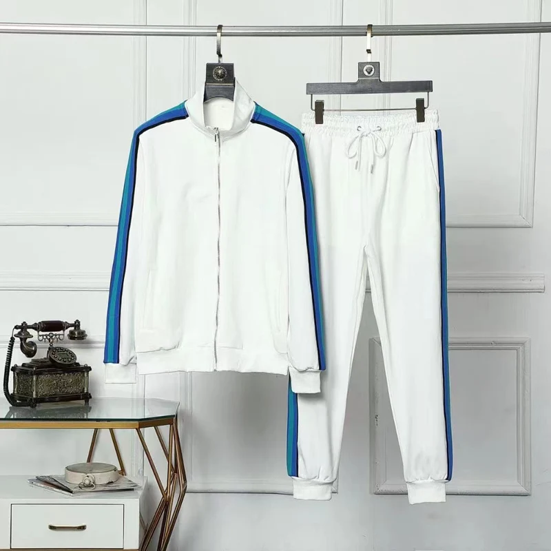 

Leisure suit 2022 spring and autumn new men's zipper leisure suit fashion sports two-piece suit