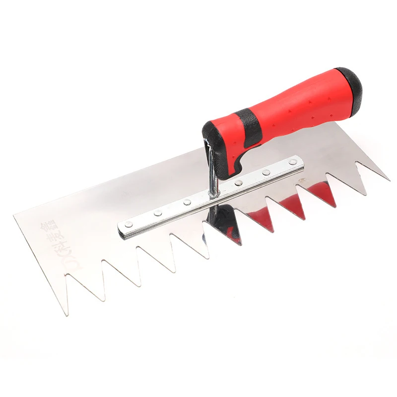 

Зубчатый шпатель из нержавеющей стали, зубчатый шпатель, лезвие из нержавеющей стали, настенный пластырь, напольная плитка, лопатка, конструкция