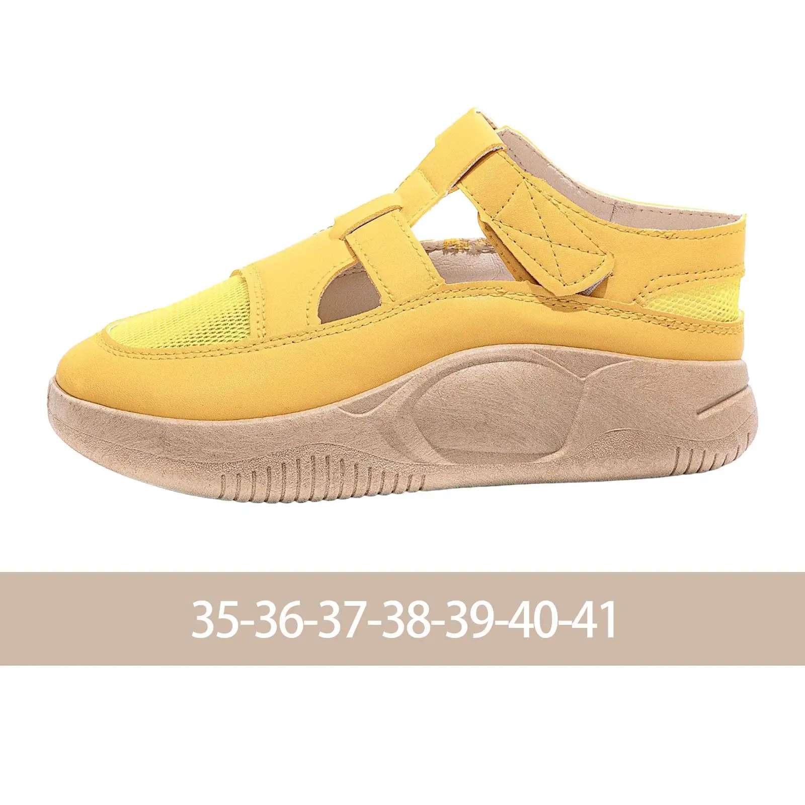 

Casual Sports Sandals Rubber Sole Women Platform Sneaker Sandals Floor Sandals for Traveling Ladies Girls Gym Cycling Dress