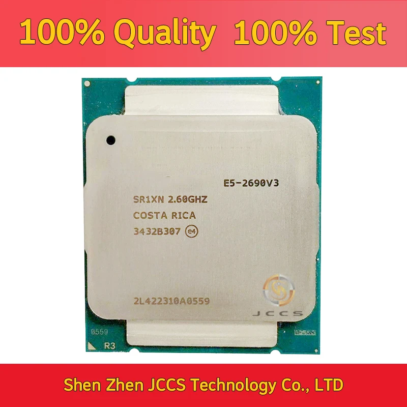 CPU LGA2011-v3 Processeur Intel Xeon E5-2690V3 2.6GHz - Cache 30Mo Socket LGA2011-v3 Reconditionné Cpu Serveur Reconditionné