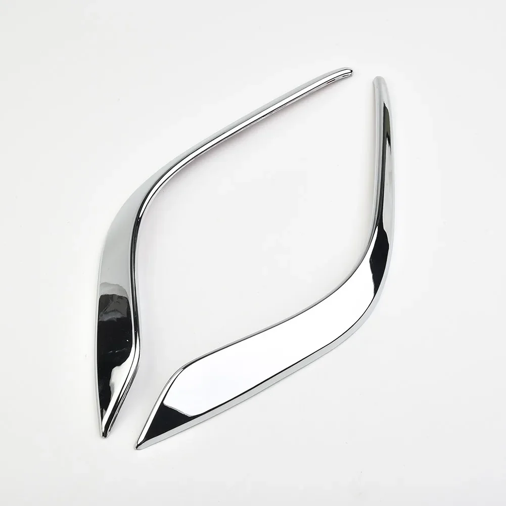 

Chrome Front Fog Light Lamp Eyelid Eyebrow Foglight Ring Molding Cover Kit Trim Accessories For Mazda 6 Atenza Gj 2014-2016