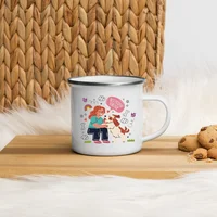 Kids Cup of Coffee Travel Mug Beer Enamel Children's Mug Custom Cups and  Mugs Drinkware Personalized Gift Cupshe Unusual Tea Cup - AliExpress