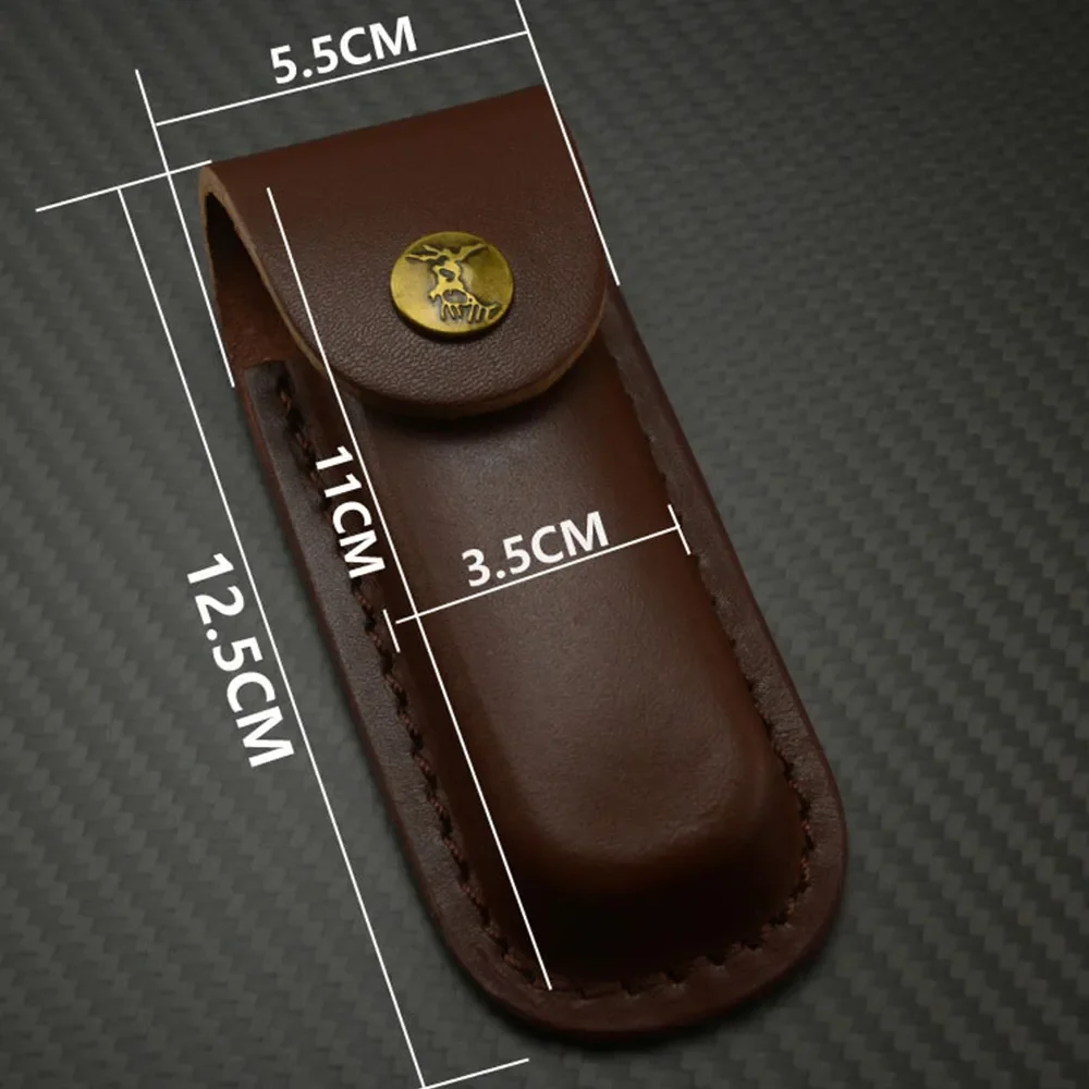 Fold Knife 1piece Tool Flashlight Belt Loop Case Holder Leather Sheath Pocket Hunt Camp Outdoor Carry Equipment pocket knives folding knife camping knives knife sheaths