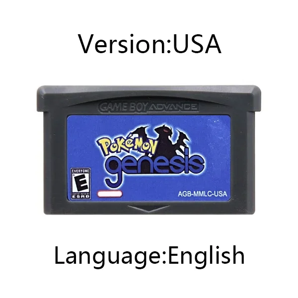 GBA Game Cartridge 32 Bit Video Game Console Card Pokemon Gaia