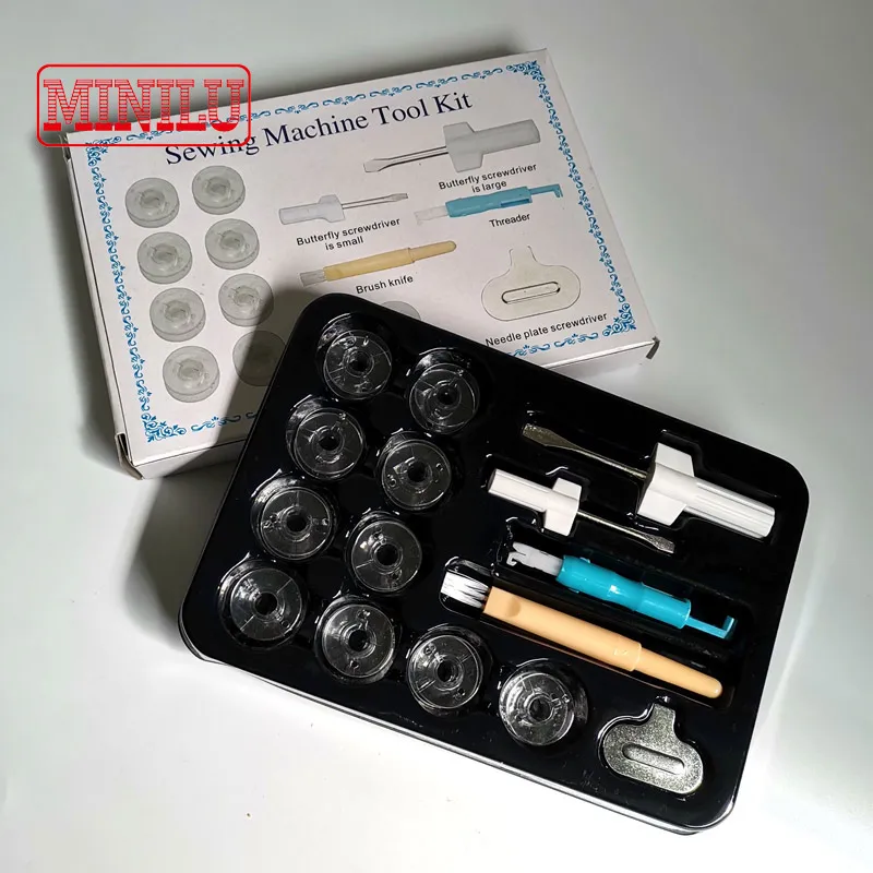 15PCS Sewing Machine Tool Set Cleaning Brush Screwdriver Threader DIY