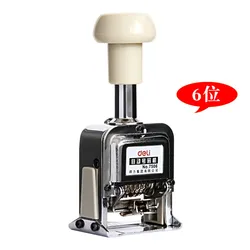 Automatic number machine 7506 number digger page number machine 6-bit date adjustable digital seal Stationery office suppliess