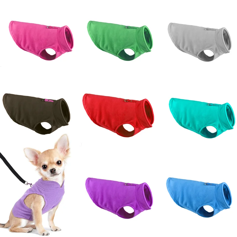 

Cozy Winter Fleece Dog Jacket For French Bulldogs And Small Dogs - Warm And Comfortable Pet Clothing