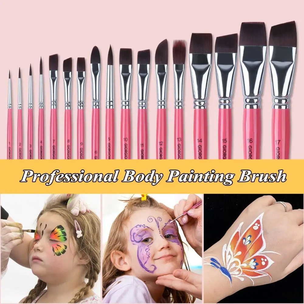 Body Pinting Face Body Art Paint Professional Multifunctional Drawing Art Pen Durable Portable Oil Painting Brushes for Kids