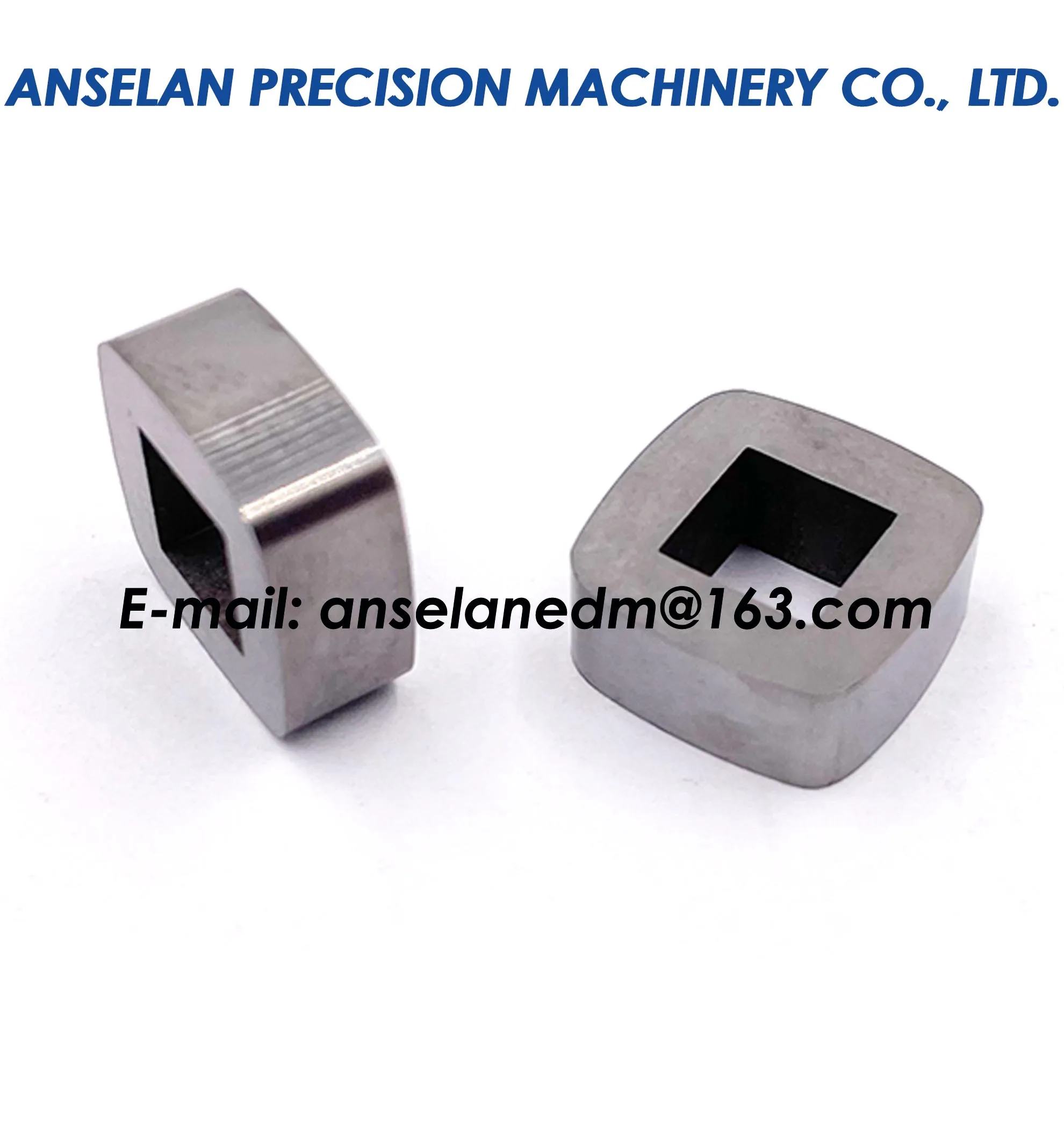 100342166 Power Feed Contact C001 (Tungsten Steel) 12x12x5tmm for Robofil 100,200,400,CUT20. 100432997, 342.166, 432.997