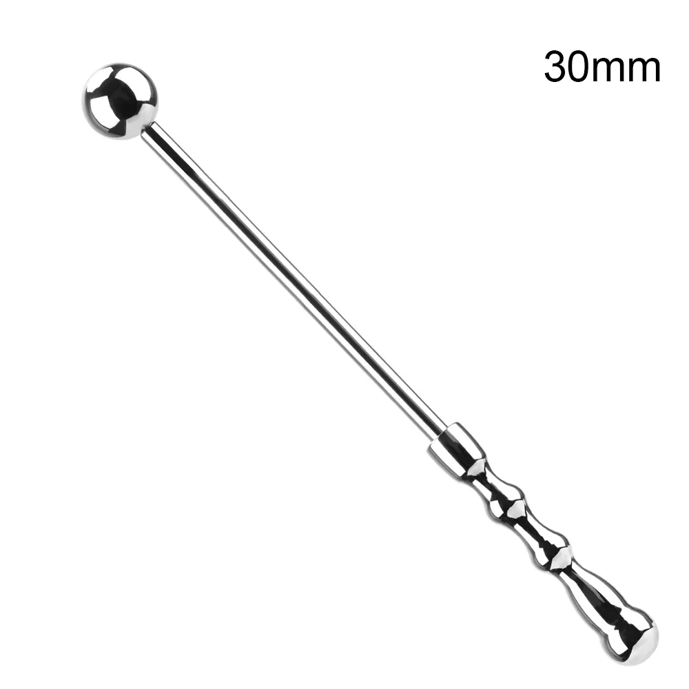 Stainless Steel Anal Plug And Prostate Massager Meatal Dilator_voghion.com