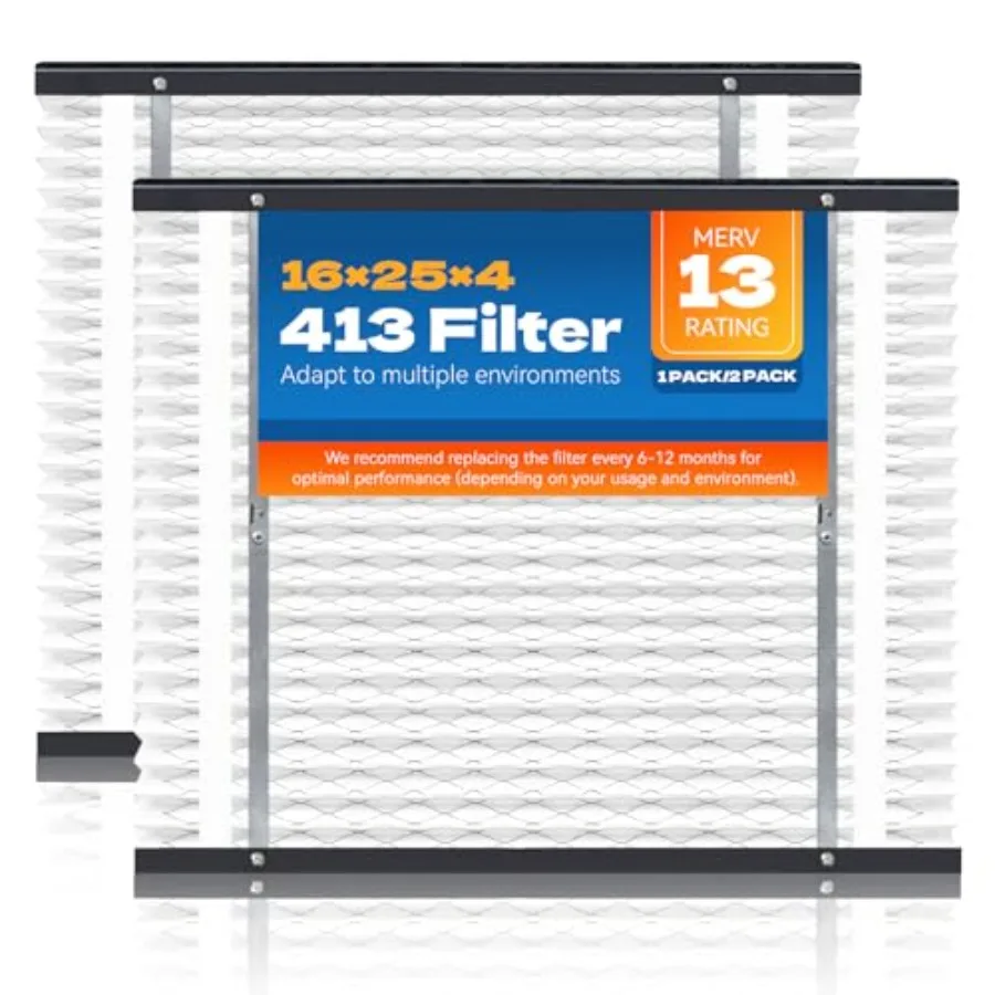 2-Pack 413 Replacement Filter Compatible with AprilAire Whole House Air ...