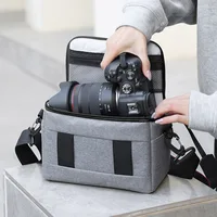 DSLR Bag Handbags Nylon Shoulder Bag Camera Case Portable Photographer for Sony Nikon Canon Panasonic Equipment Crossbody bag ﻿ 2