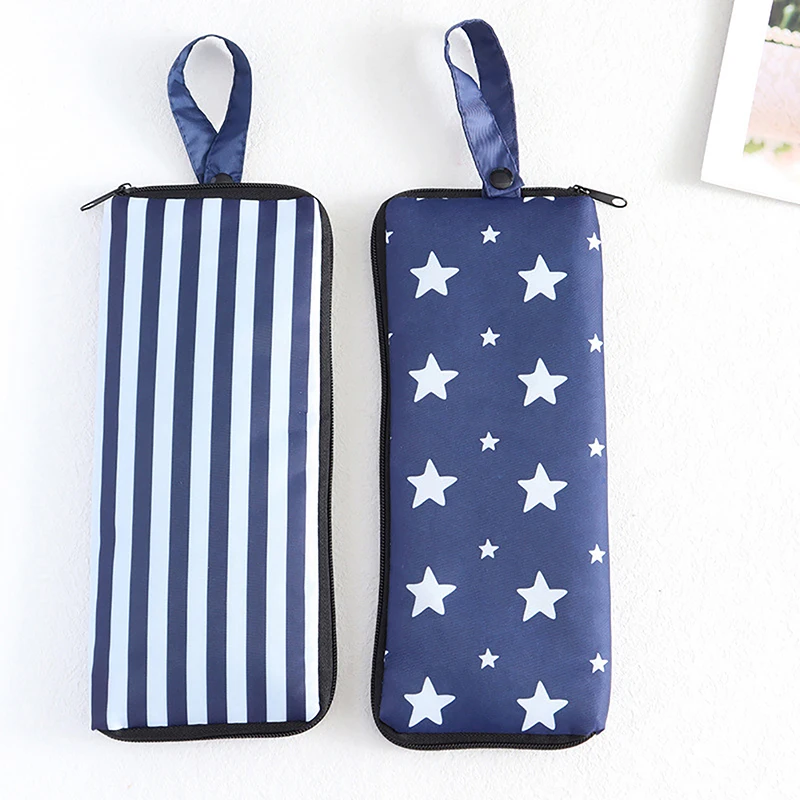 Small Fresh Print Pattern Umbrella Storage Bag Clutch Type Absorbent Folding Umbrella Bag Go Out Portable Waterproof Storage