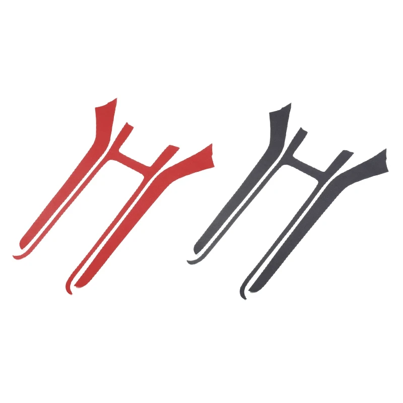 

Car Suede Leather Side Trim Center Console Side Decoration Panel Protector Cover For 2021 Tesla Model 3 Model Y