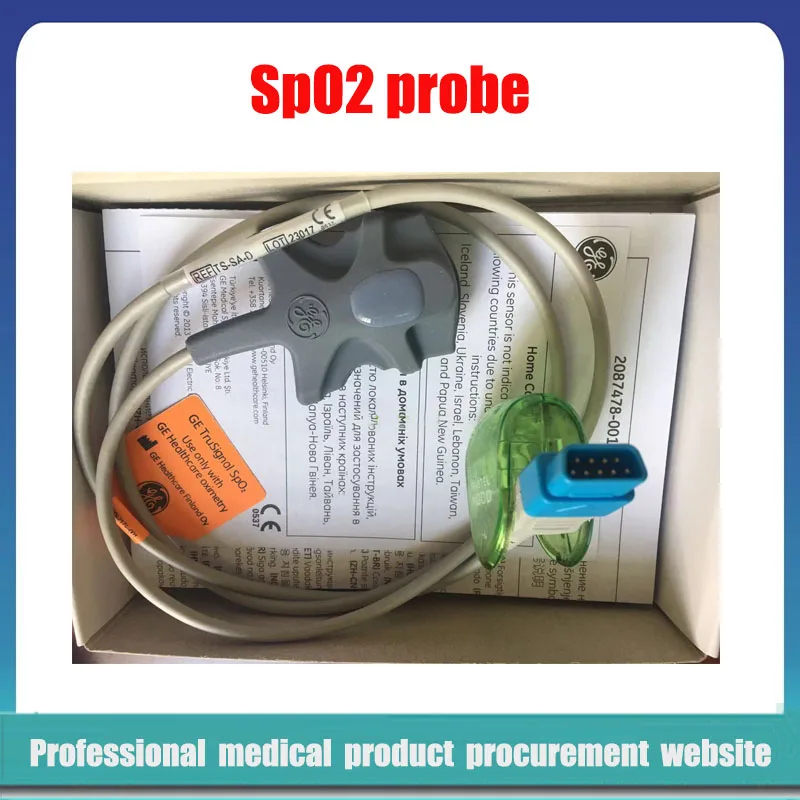 

Original GE Ohmeda Adult Reusable SpO2 probe FingerTip Sensor TS-SA-D