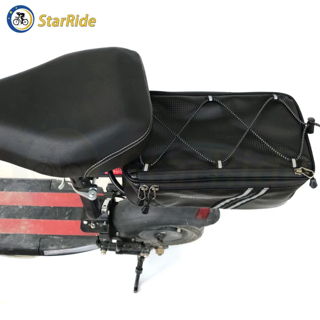 Universal Electric Scooter Rear Rack Waterproof Pack Storage Bag 