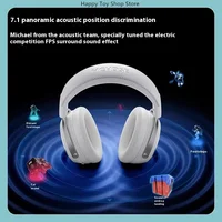 Mchose X9 Wireless Headset 2025 3-Mode Surround Sound Effect with Mic Custom Accessories for E-Sports Earphones FPS Gaming