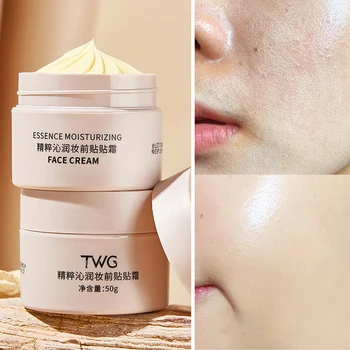 Applicare la crema prima del trucco. Crema base idratante, idratazione a lunga durata, cura della pelle che crea una base naturale, trucco idratante e rassodante.