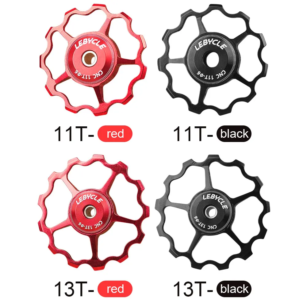 11T 13T MTB Bicycle Rear Derailleur Jockey Wheel Bike Guide Roller Idler Bicycle Guide Wheel Pulley Mountain Bike Accessories