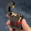 2025 ZORRO Mecha Transparent Fuel Tank Mechanical Ejection Kerosene Lighter Metal High-looking Creative High-end Men's Gifts 3
