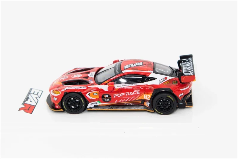 

XCarToys x Pop Race 1:64 AM GT3 red Die-Cast Car Model Collection Miniature