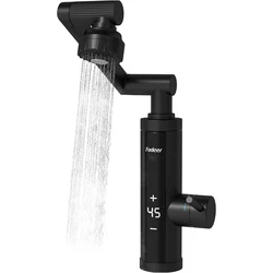 Instant Electric Stainless Steel Water Heater Tap, 3400W, 220V - EU (XH - 517 - EU - Black)