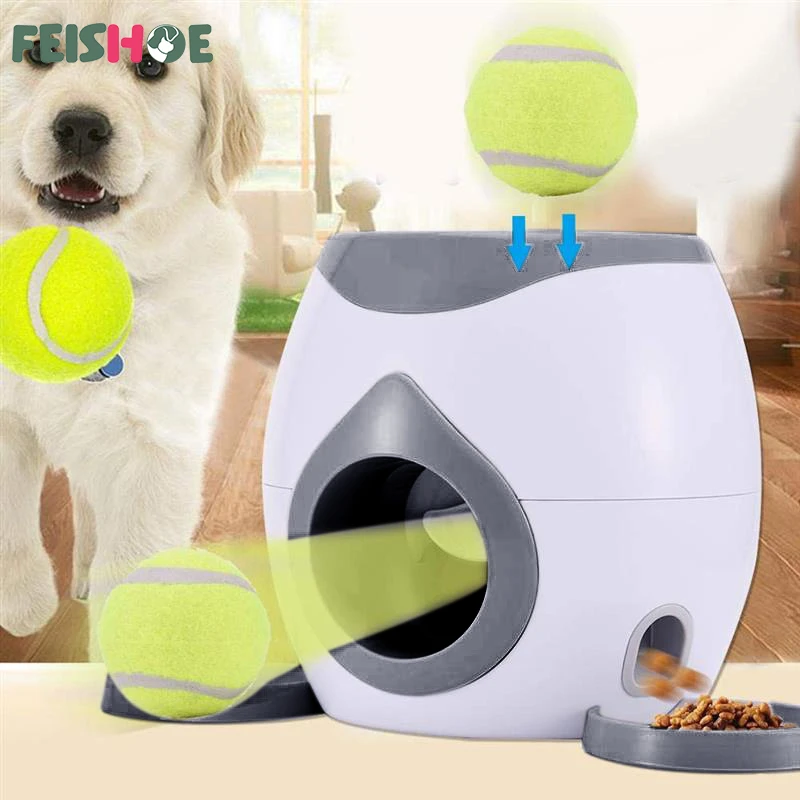 Automatic Ball Thrower For Dog Pet Interactive Take Feeder Tennis