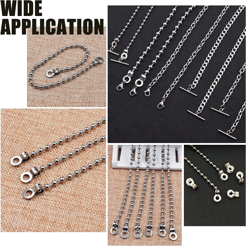 Wholesale 304 Stainless Steel Ball Chain Connectors 